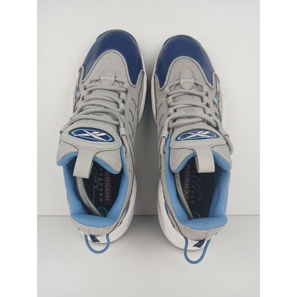 Reebok Solution  Blue Gray White Allen Iverson Basketball Sneakers Men\'s Sz 9.5 main image 6